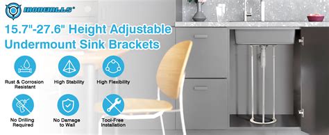 c metal bracket for sink|undermounted sink brackets.